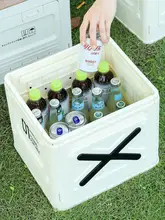 アウトドア用折りたたみトイレ【車載タイプ・プラスチック製・収納ボックス付き・厚手】