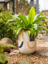 北欧風 コンクリート風多肉植物用花器【ボヘミアンスタイル・創造的デザイン】