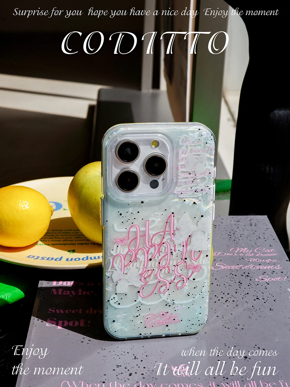 coditto iPhone用二重構造ケース：シンプルデザインでカジュアルな日常を守る