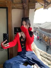 フラワープリントキャミソール【夏用・紫外線対策・スリムフィット】とカジュアルワイドレッグデニムパンツ（セットアップ対応）