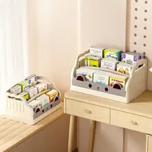 おしゃれな子供用本棚【デスクトップ収納・読み聞かせに最適・家庭用】