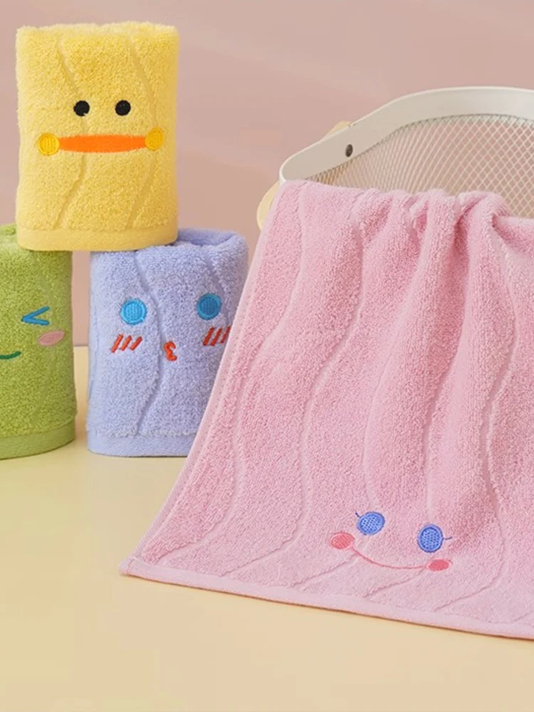 タオル 家庭用 綿 可愛い 全綿：子ども用の快適で通気性の高い使い心地を実現