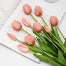 高級チューリップ風の造花【保湿手触り・インテリア装飾用】