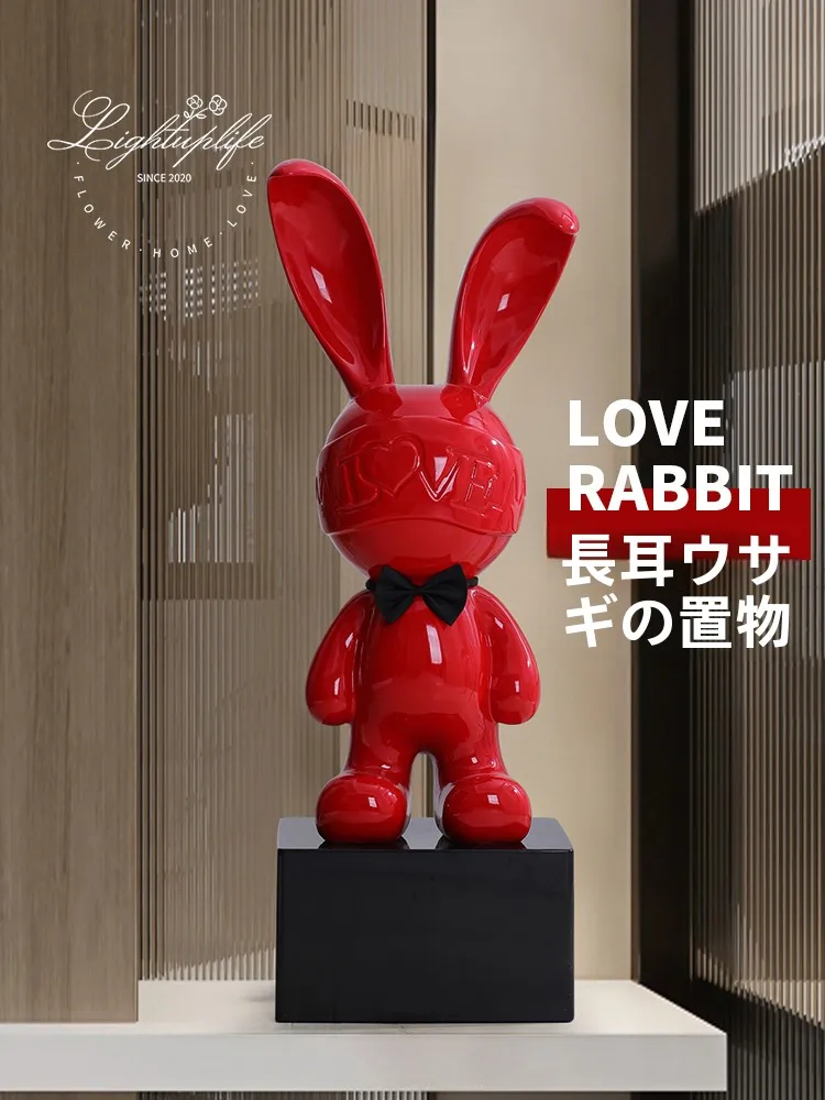 うさぎ オブジェ どうやって選ぶ？高級感と華やかさを演出する大型レッドラビットの選び方を解説