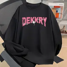 コットン100% カジュアルなクルーネック長袖Tシャツ【蜘蛛の巣デザイン・ユニセックス】