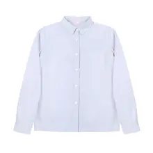 桜の家族 JKシャツ【薄灰色・長袖・学生制服・ロングタイプ・カレッジスタイル】