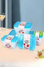 食品用保鮮ボックス【透明・密閉タイプ・冷蔵庫収納・電子レンジ対応】