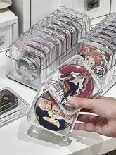 透明アクリル製防湿小物収納ボックス【持ち運びやすい方形デザイン】