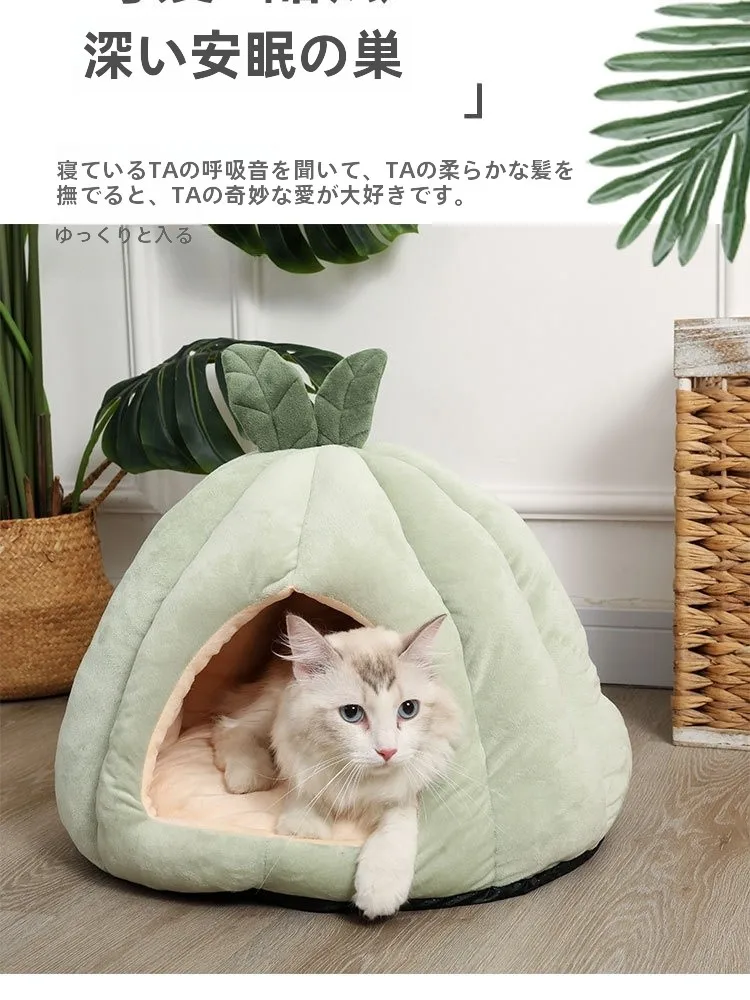 猫用封閉型テント：冬期の暖かさと安全感を実現する閉鎖式環境