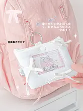 リボンデザインのカードケース【多用途・インスタ風・保護カバー】