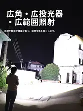铭久 超高輝度レーザー強光LED懐中電灯【充電式・アウトドア用・小型多機能・タクティカル・遠射】