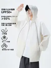 UPF50+冷感防止服【夏用・薄手・男性用・紫外線対策】