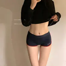 女性用コットン製ショートパンツ【ウエスト中腰・無痕デザイン・包み込むフィット感】（セットアップ対応）