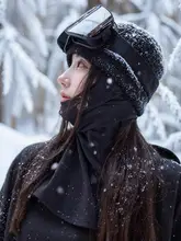 防風防寒保護フルフェイススノーマスク【男女兼用・登山用・曇り止め機能付き】