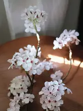 花束 人工花 飾り 花瓶 桃の花 梅の花 ラグジュアリー シルク 高 級