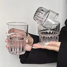 デザイン性の高いアクリル製マグカップ【カフェスタイル・重ねられる・アイスラテ用】