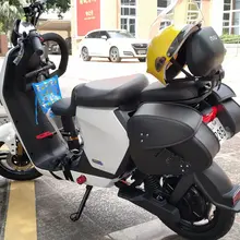 バイク用防水レザーサイドバッグ【汎用・取付簡単・シンプルデザイン】