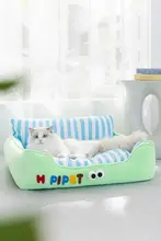 オールシーズン対応のキャットネスト、取り外して洗えるキャットソファ