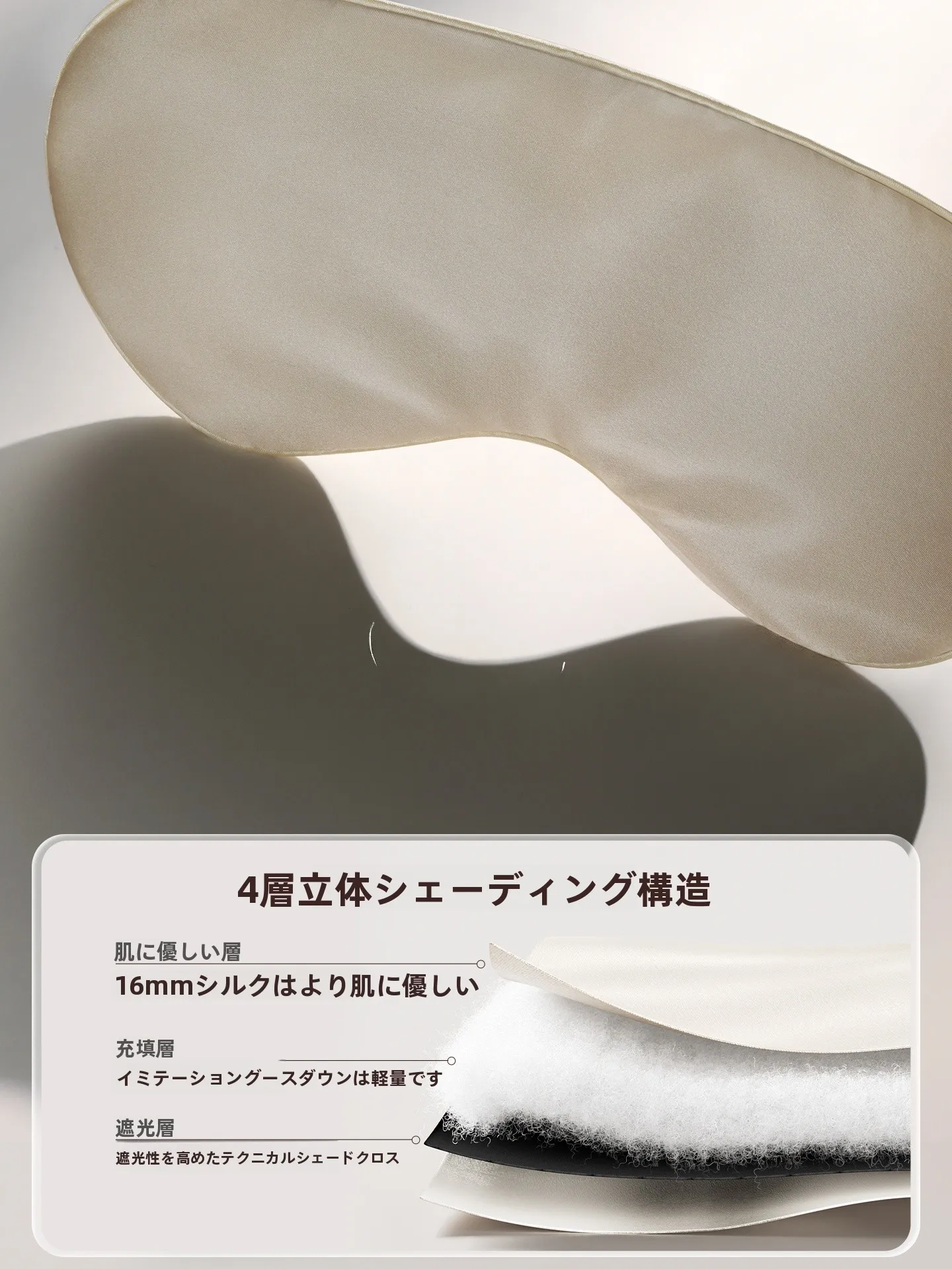 スリープアイマスクを選ぶときに迷うのは、本当に「何が大切か」？