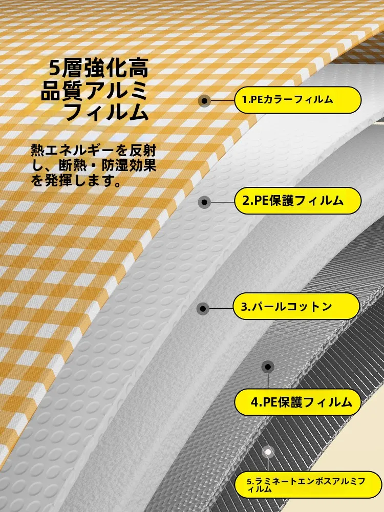 The Primitive アルミ防水マット：アウトドアで安定した床面を実現する厚手折りたたみマット