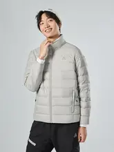 ピーク メンズ 薄型ダウンジャケット【立 collar・短丈・冬用・運動・カジュアル】