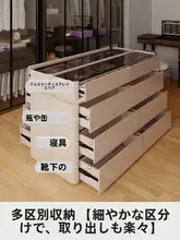 寝室用チェスト 収納キャビネット 30cm 薄型 ラグジュアリー風 スリム リビング用
