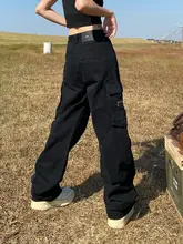 apocket レディースシンプルストレートワークパンツ【カジュアルデザイン・多ポケット・ゆったりフィット】
