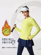 秋冬用 レディースフィットネスウェア【透湿・長袖・ランニングトレーニング用】