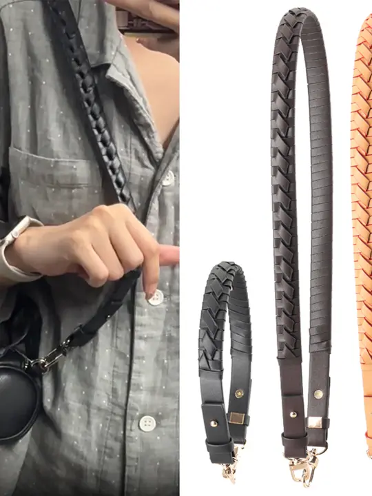 手編みのショルダーバッグ用ストラップ【肩掛け・手提げ・替え用】