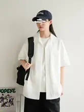 夏用半袖シャツ【ユニセックス・無地・通勤に最適】