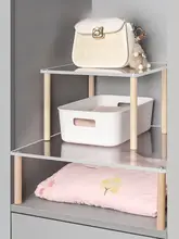 アクリル製 分層収納ラック【透明・衣類整理・靴箱用・テーブル上用】