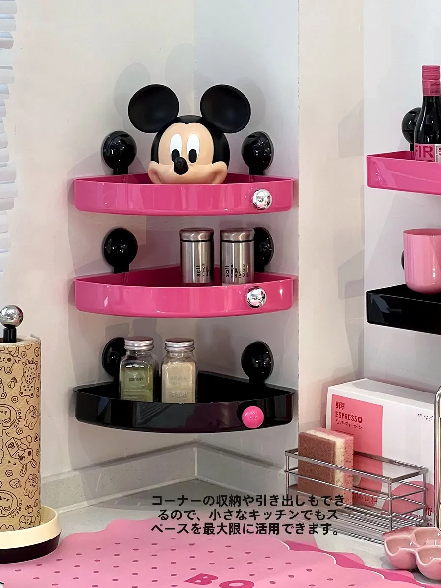 吸盤式キッチンコーナーラック：一人暮らし向けの多機能収納解決策
