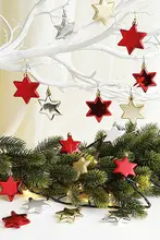 クリスマス用 星型飾り【五角星・八角星・可愛いクリスマスリース・ドア用】