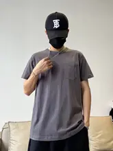高品質コーマコットン メンズTシャツ【シンプルデザイン・ルーズフィット・半袖】