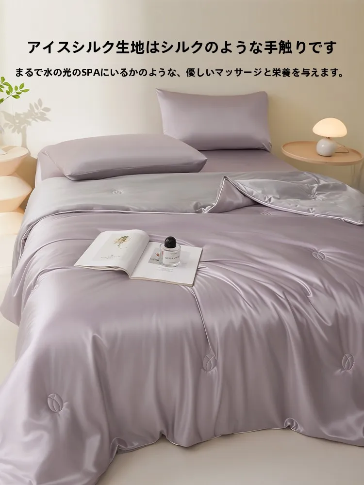 ひんやり寝具としてのアイスシルクエアコンケット：夏用冷感キルトの実用性と技術的根拠