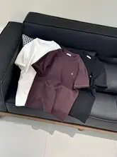 春夏用シンプル無地半袖Tシャツ【メンズ・フィット・クルーネック・カジュアル】