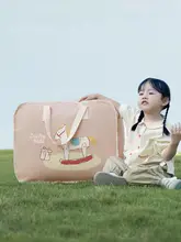 防水・防湿の幼稚園用布団収納バッグ【極上の柔らかさ・厚手・衣類整理用】