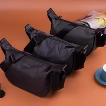 大容量のオックスフォード布斜め掛けバッグ【ユニセックス・餃子型・ショルダーバッグ】