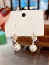 春夏用 バリエーション豊富なダイヤモンド風リーフパールピアス【エレガントなデザイン・軽やかさ】