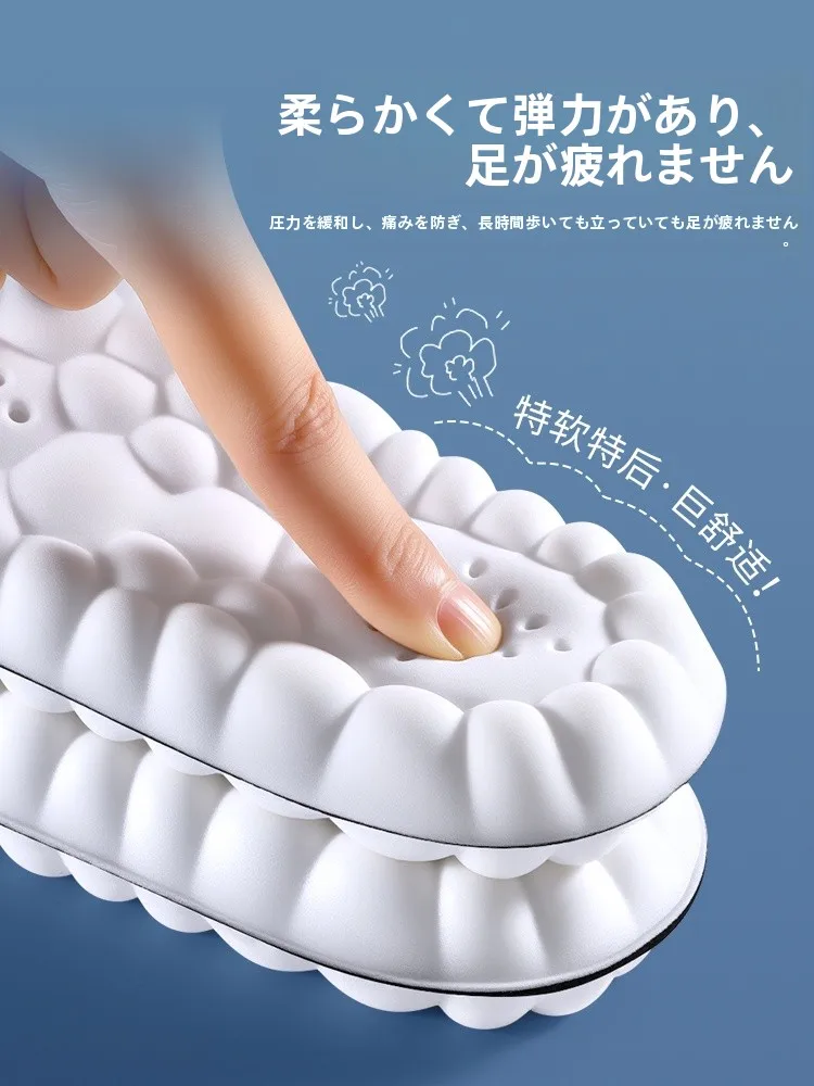 かかとを柔らかくするための足弓サポートインソール【通気性・抗菌・衝撃吸収】