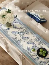 花鳥デザインの防水PVCテーブルマット【中華風・お手入れ簡単・玄関やダイニングに最適】