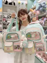 透明デザインの子供用リュックサック【日常使い・肩掛け・通学・通勤用】