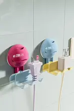 壁掛け用 吸盤式電源タップホルダー【穴あけ不要・収納便利・三頭デザイン】