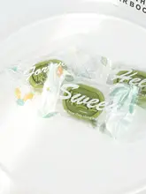手作り緑豆ケーキ用包装袋【家庭用・100枚・食品グレード・厚手・透明トレー付き】