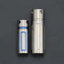 純チタン製 防水・防湿収納缶【アウトドア用・ミニ薬瓶・持ち運び便利】