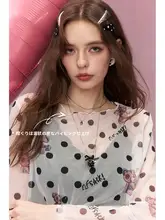 妖精のポケット春の気配のシースルー長袖Tシャツ【重ね着対応・女性用】