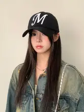 シンプルな個性的デザインのキャップ【レトロ・日系スタイル・女性用】