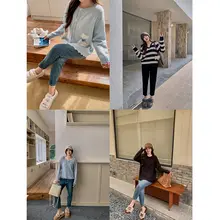 冬用 レディース スリムフィットデニムパンツ【極上の柔らかさ・ウエスト伸縮性・細身デザイン】