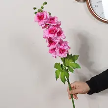 造花 デルフィニウム 大枝 ロングステム シルクフラワー インテリア フロアデコレーション フラワーアレンジメント 撮影背景 インスタ映え