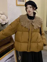 大きいサイズ レディース 冬用コート【韓国風・デザイン性のあるニット・厚手の保温性】